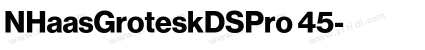 NHaasGroteskDSPro 45字体转换 NHaasGroteskDSPro 45字体转换